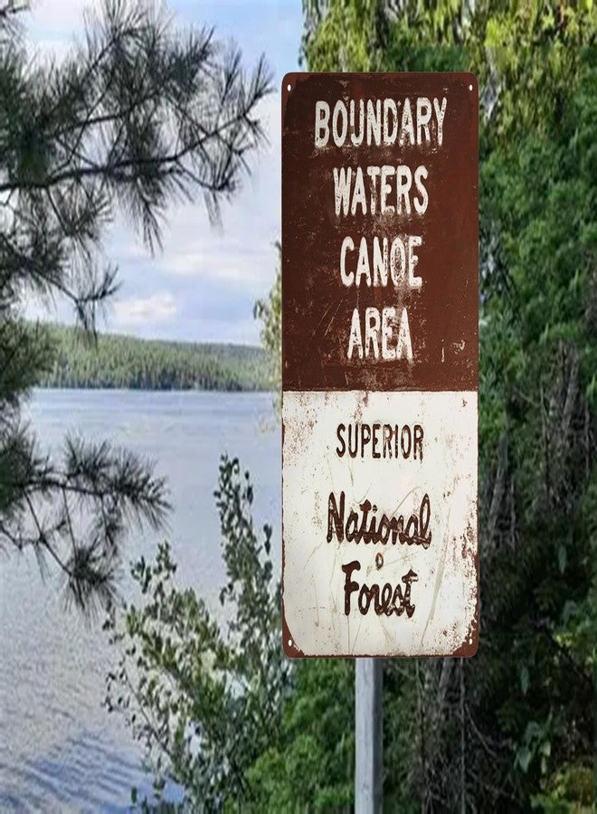 Custom Kraze Boundary Waters Canoe Area Reproduction Metal Sign 8 x 12 - Image 4
